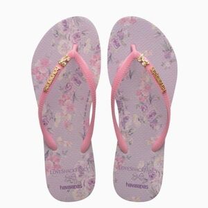 LoveShackFancy Havaianas sandals in size 7/8